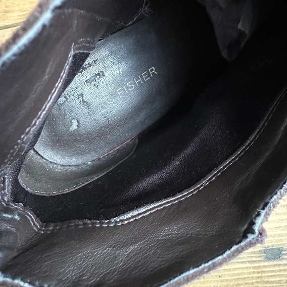 Marc Fisher Stefano Western Cowboy Ankle Boots 8 Brown - Picture 7 of 8